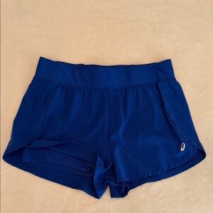 Asics Women's Athletic Shorts in Vibrant Blue L EUC LikeNew